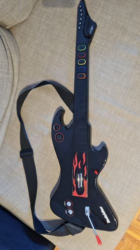 Guitarra Inalámbrica Playstation 2 Funciona Falta Conector