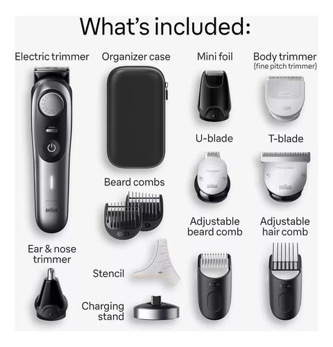 Braun Series 9 9440 Kit 13in1 Barbeador Aparador Corporal