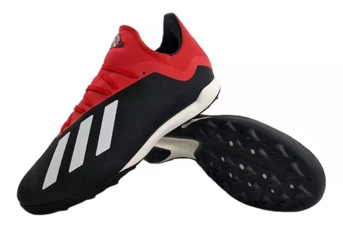 Zapatillas adidas Botines 18.3 Tf Negro Rojo Full Eezap | Libre