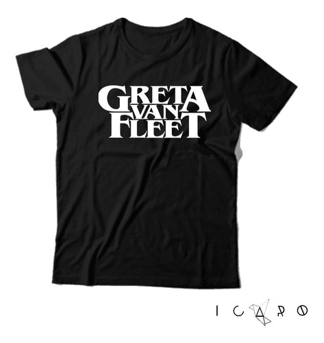 Remera Greta Van Fleet 100% Algodón Icaro Remeras 