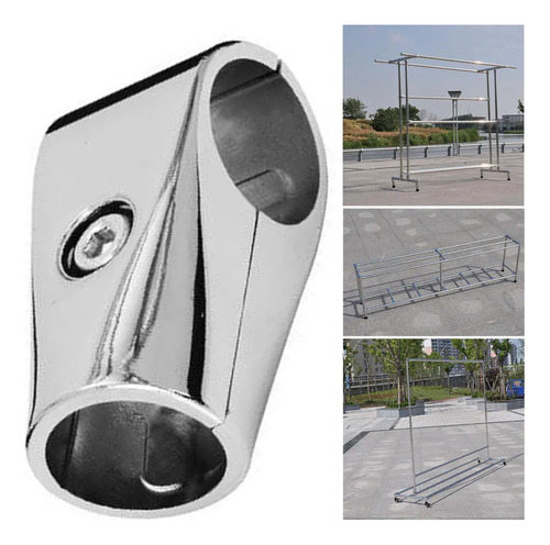 2 Conectores De Tubo En T De Aluminio De 25 Mm Para Fontaner