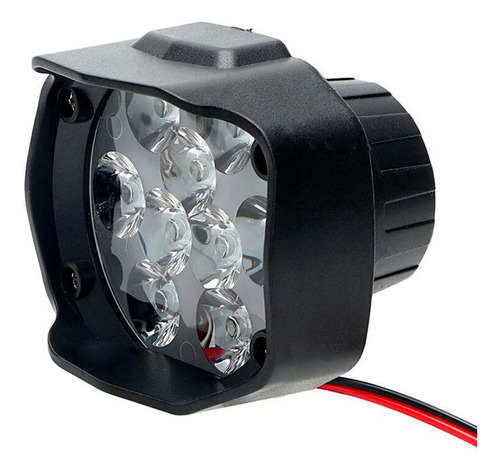 Faro 9 Led Moto Anti Niebla Super Blanco 6500k 27watt 12v