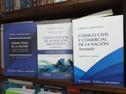 Combo Código Penal + Civil Anotado + Constitución Comentada
