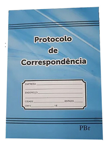 Caderno Livro Protocolo 1/4 Com 100 Folhas Página Brasil