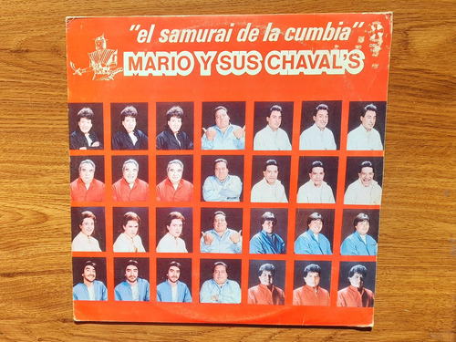 Mario Y Sus Chaval's.  El Samurai De La Cumbia.  Disco Lp 