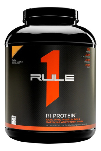 Rule One Proteína 100% Whey Protein Isolate 5lb Sabor Lightly Salted Caramel