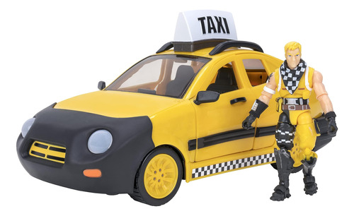 Vehículo Taxi Fortnite Joy Ride, Vehículo Con Figura De Taxi