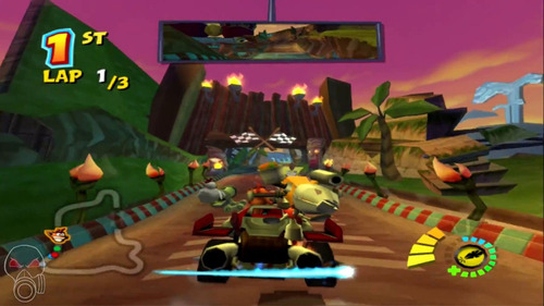 Jogo Crash Tag Team Racing Ps2 - Leia A Descrição