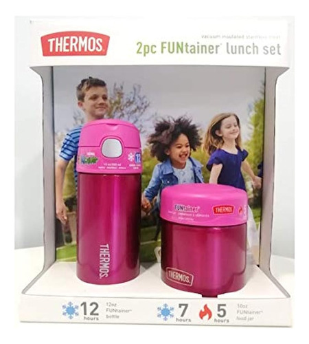 Thermos Funtainer Lunch Set Botella Y Tarro De Comida Para N