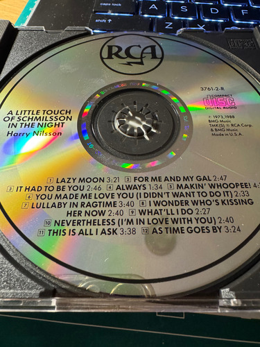 Harry Nilsson Cd A Little Touch Of Schmilsson In The Night Estándar (Usado)