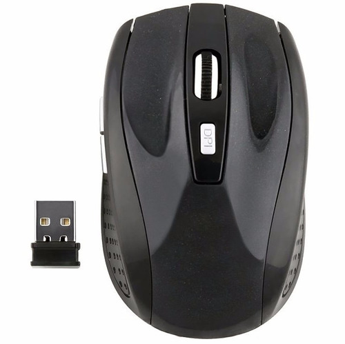 Mouse Óptico Wireless Sem Fio 6 Botões Ems Com Receptor Nano