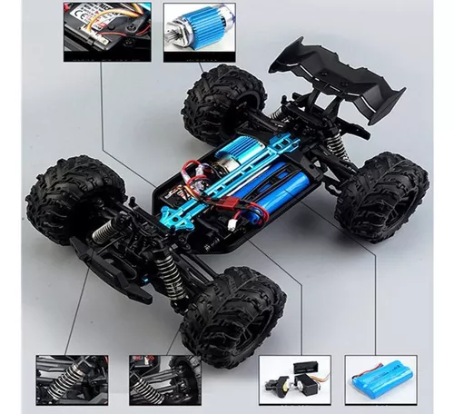 Automodelo Rc Carro Controle Remoto Off Road 4x4 50km/h