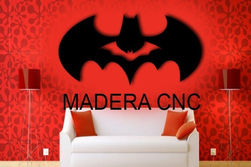 Cuadro Decorativo Batman Madera Mdf 6mm Pared Hogar Sala