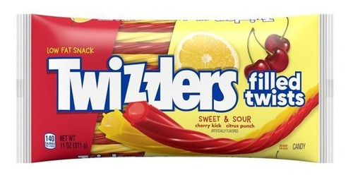 Twizzlers Caramelo Relleno Sweet Sour 311grs