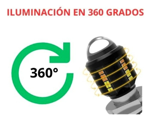 Foco Proyector Led Bicolor Motocicleta Italika At125 Rt