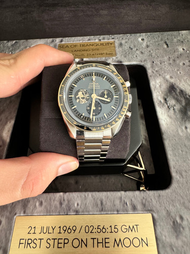 Omega Speemaster Plateado Dorado Gris (Usado)