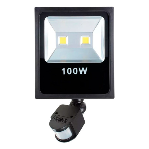 Foco Led Con Sensores 100w Para Exterior Protección Ip65 Loi