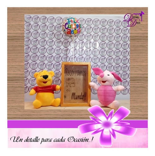 Imagen 4 de 5 de Vinera Doble, Portacopas Y Corchera. Detalles Regalos Madera