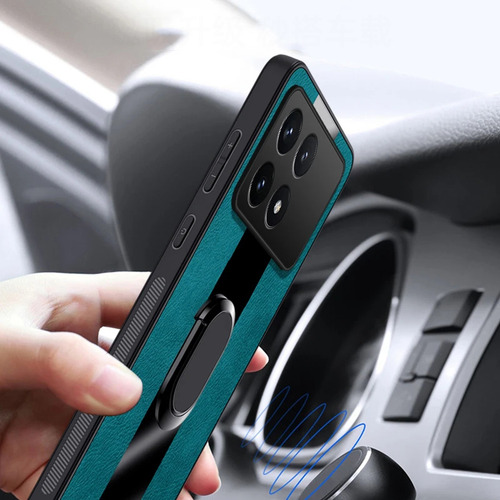 Funda Para Xiaomi Poco F6 Pro 5g Sólido Resistente Anillo
