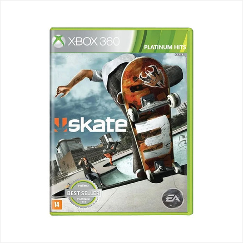 Jogo Skate 3 - Xbox 360 - Usado