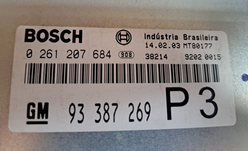Modulo Injeção Vectra 2.2 16v 2003 Ate 2005 93.387.269 P3 (Usado)