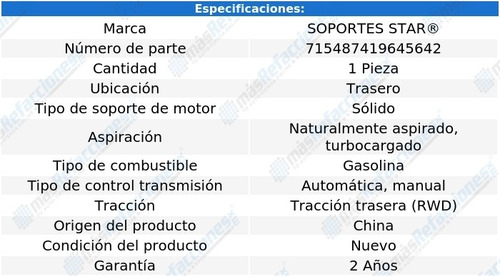 Soporte Motor Trasero 944 L4 2.5l Aut, Std Turbo 83-89