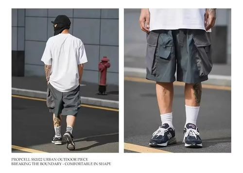 Pantalones Cortos Cargo Informales De Moda Para Hombre, Ropa