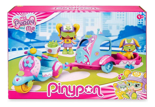 Pinypon Moto Transporta Su Mascota Pinypon Figuras Muñeca