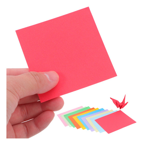 1000 Unidades De Papel De Origami Para Artesanato Colorido D