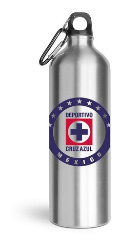 Botella De Agua Cruz Azul De 750ml (aluminio), Termo Agua