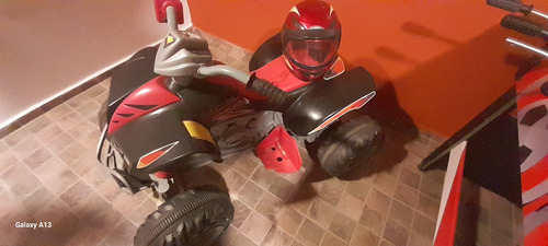 Cuatriciclo Niño Eléctrico, Batería 12v, C/ Casco De Regalo (Usado)