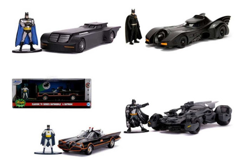 Batimovil Batman De Colección X4  A Escala 1/32 Jada Toys 