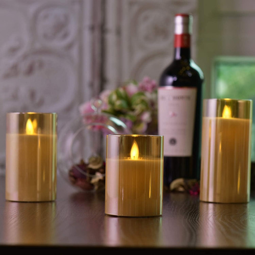 Velas Led Sin Llama Para Decoración Del Hogar, Juego De Vela