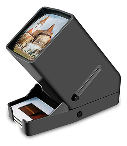 Rybozen 35mm Slide Viewer, 3x Magnification And Desk Top Led