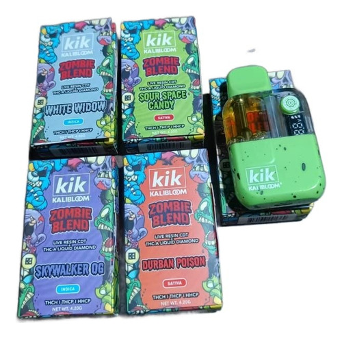 Pluma Wax 4.2 Gr Zombie Blend Kik Kik 4.2 Sour Space Candy Sativa 4.2gr
