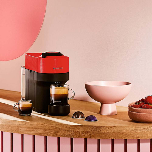 Cafetera Nespresso Vertuo Pop Rojo
