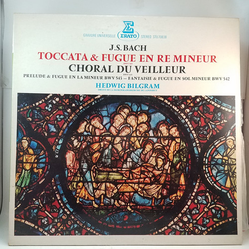 Bach - Tocatta Y Fuga En Re Menor - Vinilo - Ex - Bilgram 