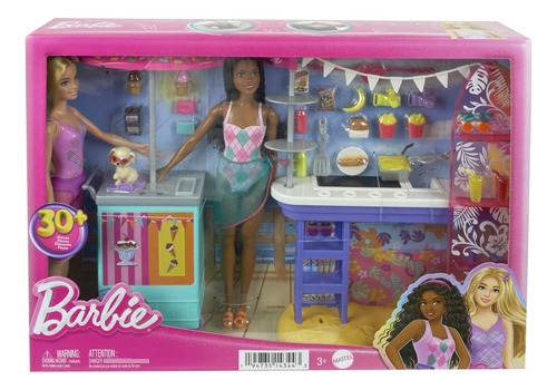 Barbie It Takes Two Set De Juego Paseo En La Playa Color