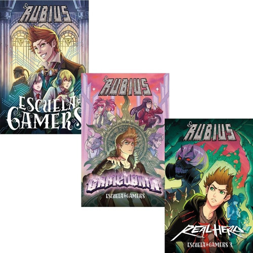 Pack Escuela De Gamers (3 Libros) - Rubius