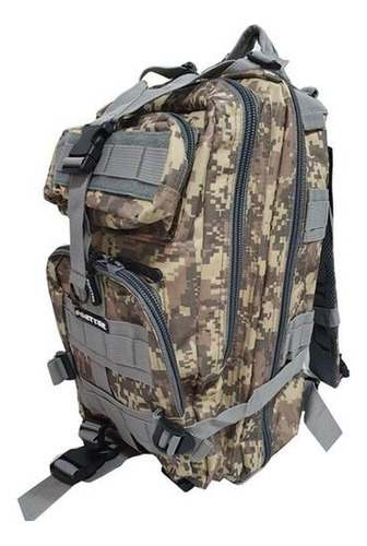 Mochila Ejército Con Capacidad De 34 Lts. Portter A398 Color Camuflado