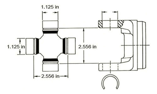Spicer 5-3147x Kit De Junta En U