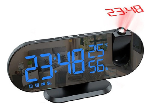 Reloj Despertador Digital Con Proyeccion Led