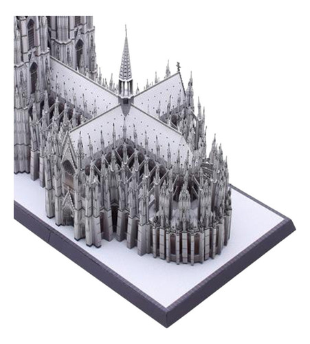 Edificio De La Catedral De Colonia, Modelo De Papel 3d,