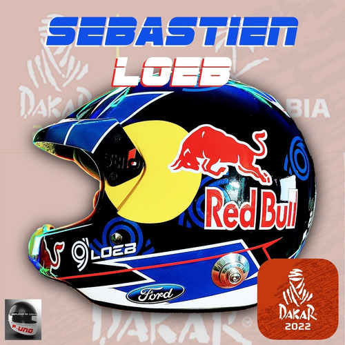 Casco Rally Dakar Sebastien Loeb 2022