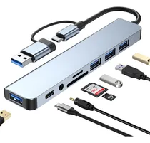 Comprar Hub Adaptador Usb Tipo C 8 En 2  Para Mac Macbook Windows