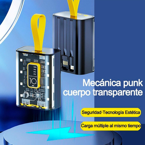 Mini Power Bank 10000mah Con Pantalla Digital Inteligente