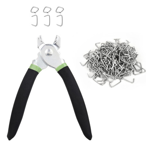 Kit De Alicates Hog Ring Con 300 Piezas De Aros Para Cerdos