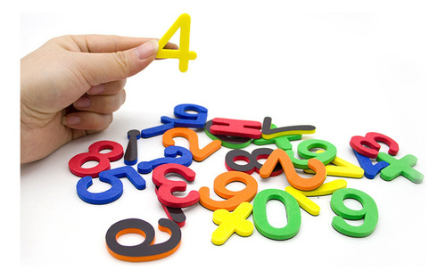 Juego De 27 Piezas Con Letras Y Números Flotantes De Espuma