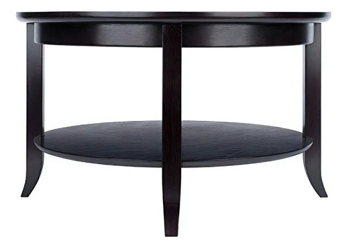 Winsome Wood Round Coffee Table Espresso