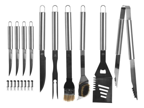 Kit De Herramientas Para Asar Barbacoa, Juego De Utensilios 